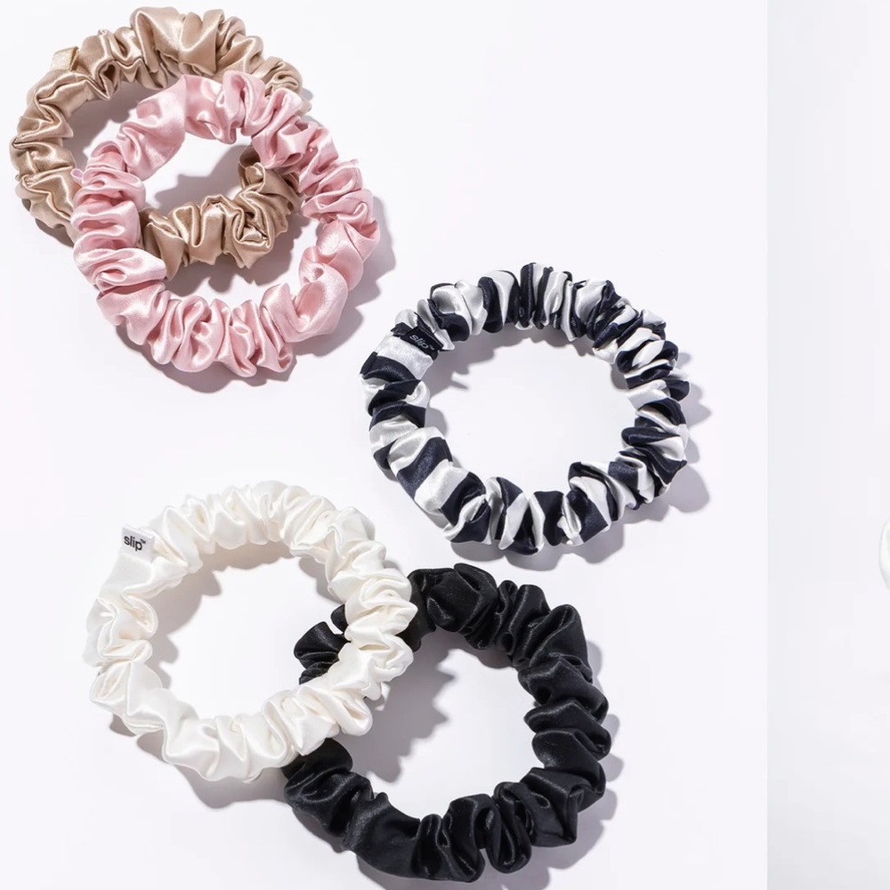 slip Midi Scrunchie Original Mix Set of 5 - Picture 2 of 8